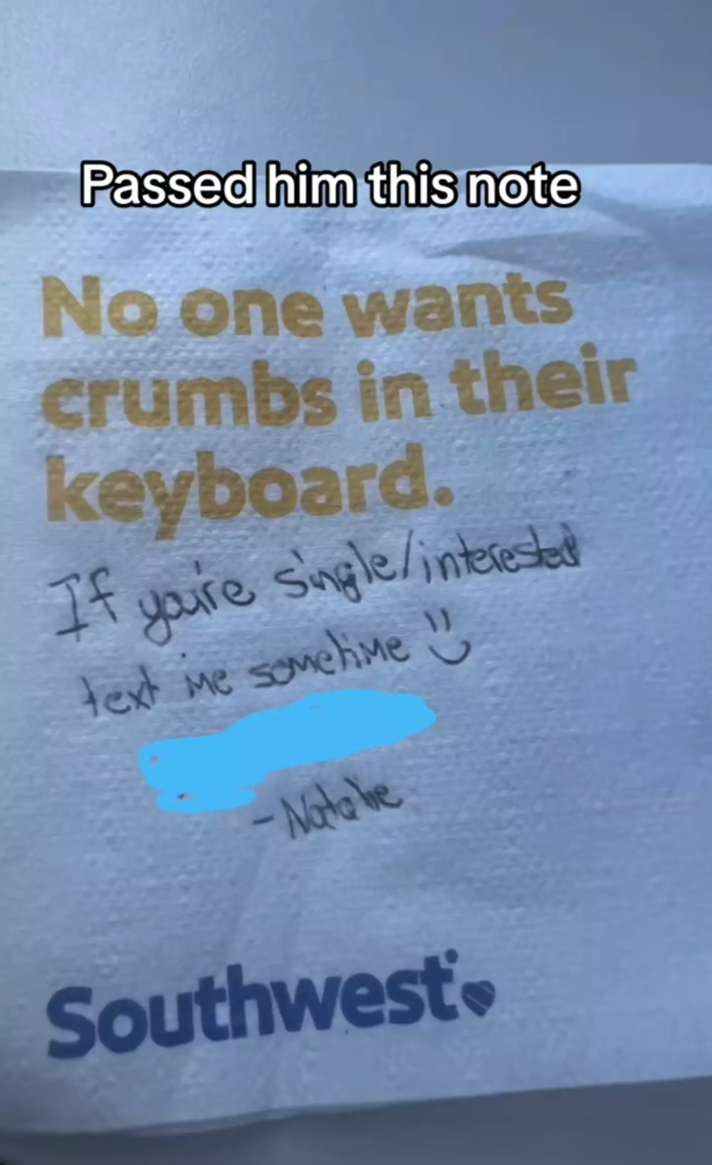 The note in question.