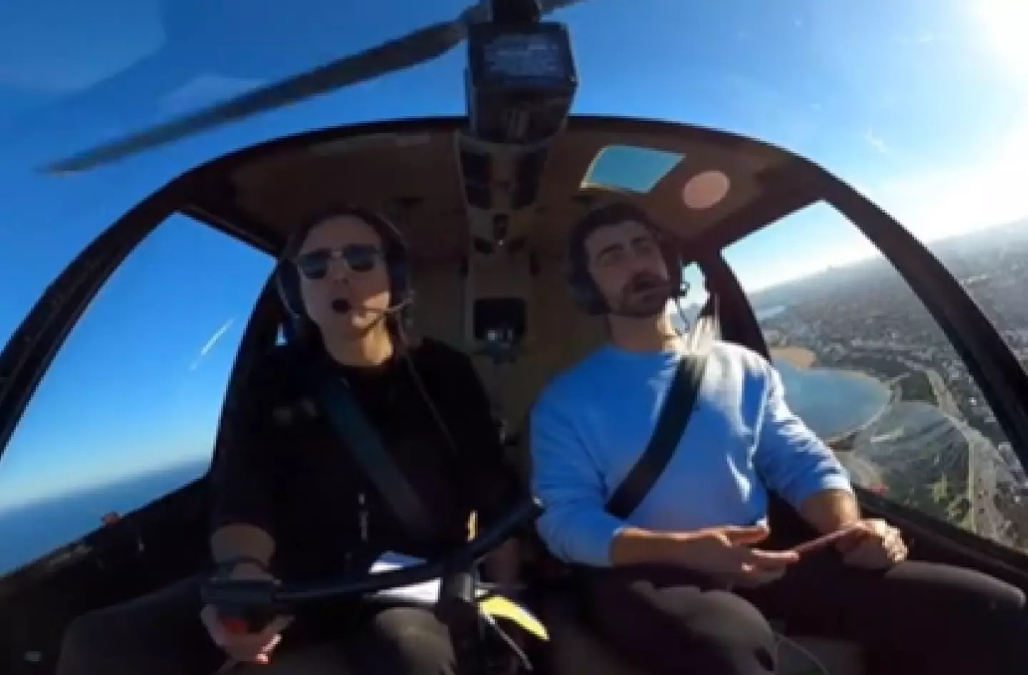 The Uber driver had become the passenger.