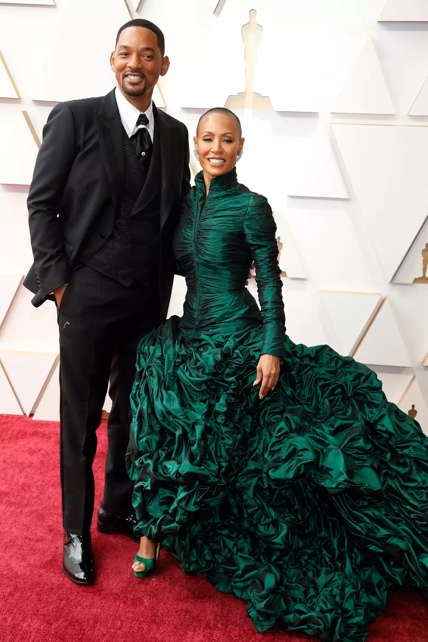 Will and Jada at the 94th Academy Awards.