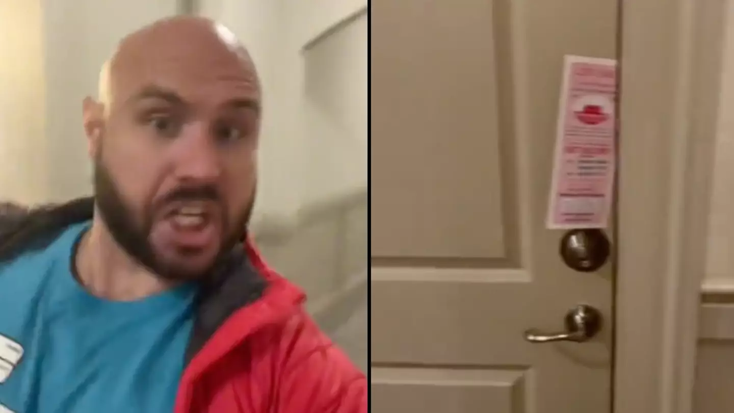 Horrified man finds out he’s the only person living in his building after 'menu-gate'