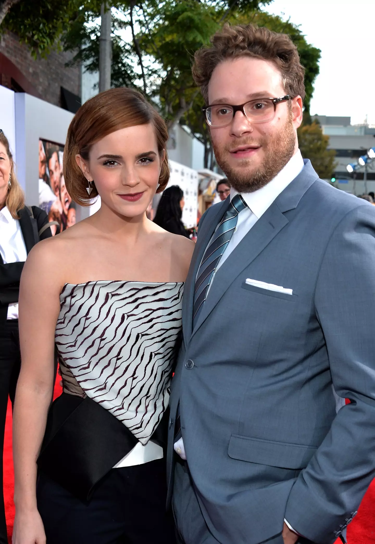 The pair at the films premiere (Alberto E Rodriguez via Getty Images)