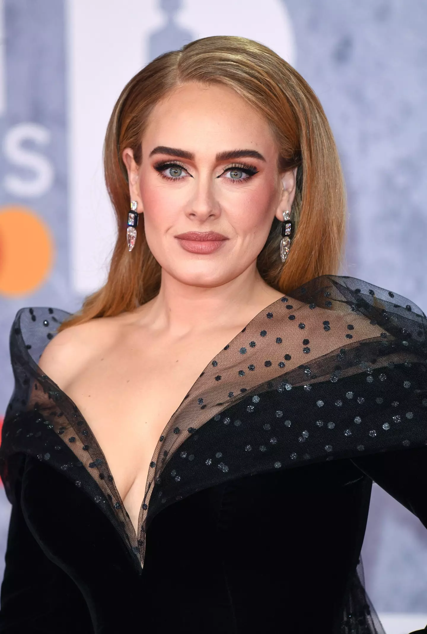 Adele at the 2022 BRIT awards.
