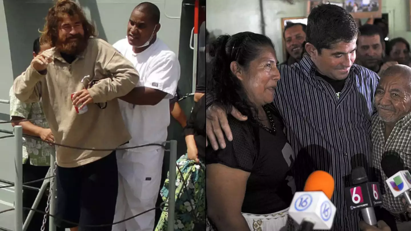 How man who survived being stranded at sea for 438 days with no food or water was eventually rescued