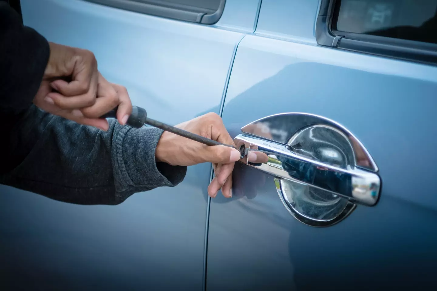 The couple were glad to see that the car's technology meant it was easily retrievable (Getty Stock)