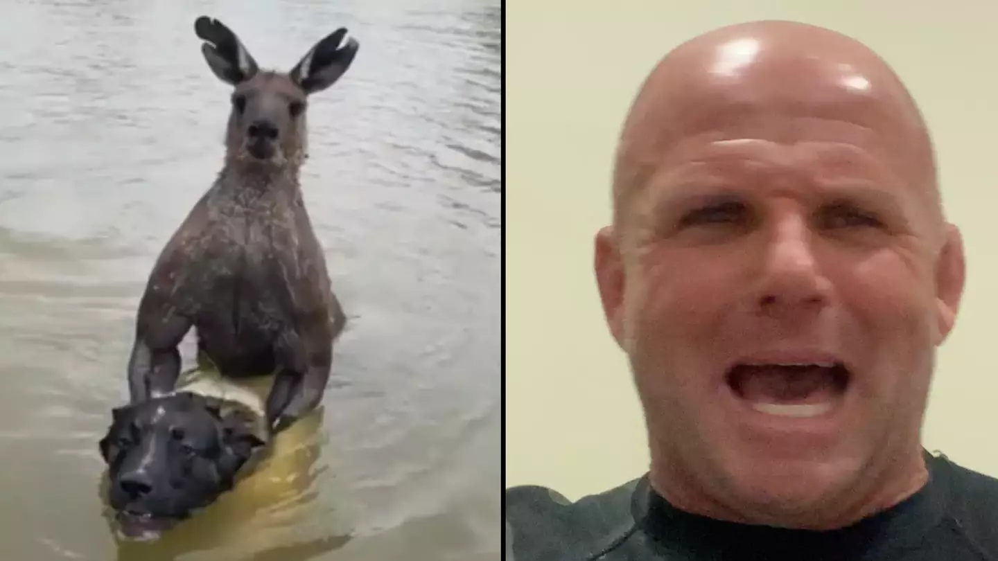 Man who fought off kangaroo to rescue his dog wanted to go back for round 2