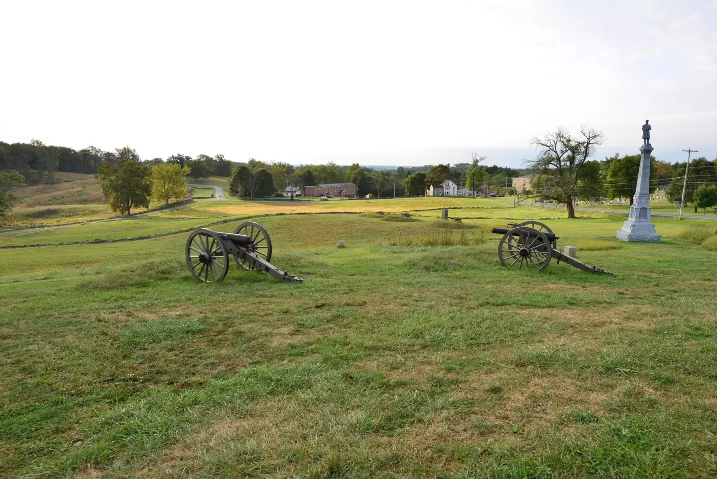 Cemetery Hill in Gettysburg, where the battle took place.