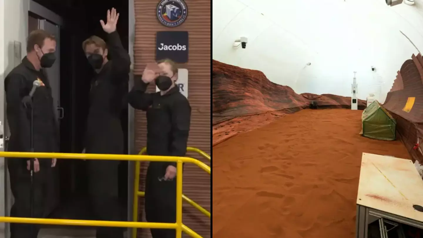 NASA locks four people inside Mars simulator for the next 378 days