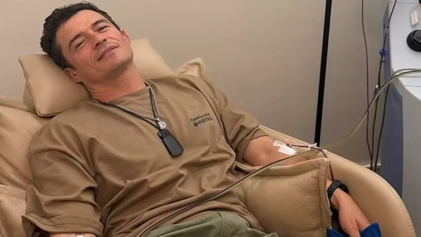 Orlando Bloom shares bizarre 'blood treatment' that costs £9,750 a pop
