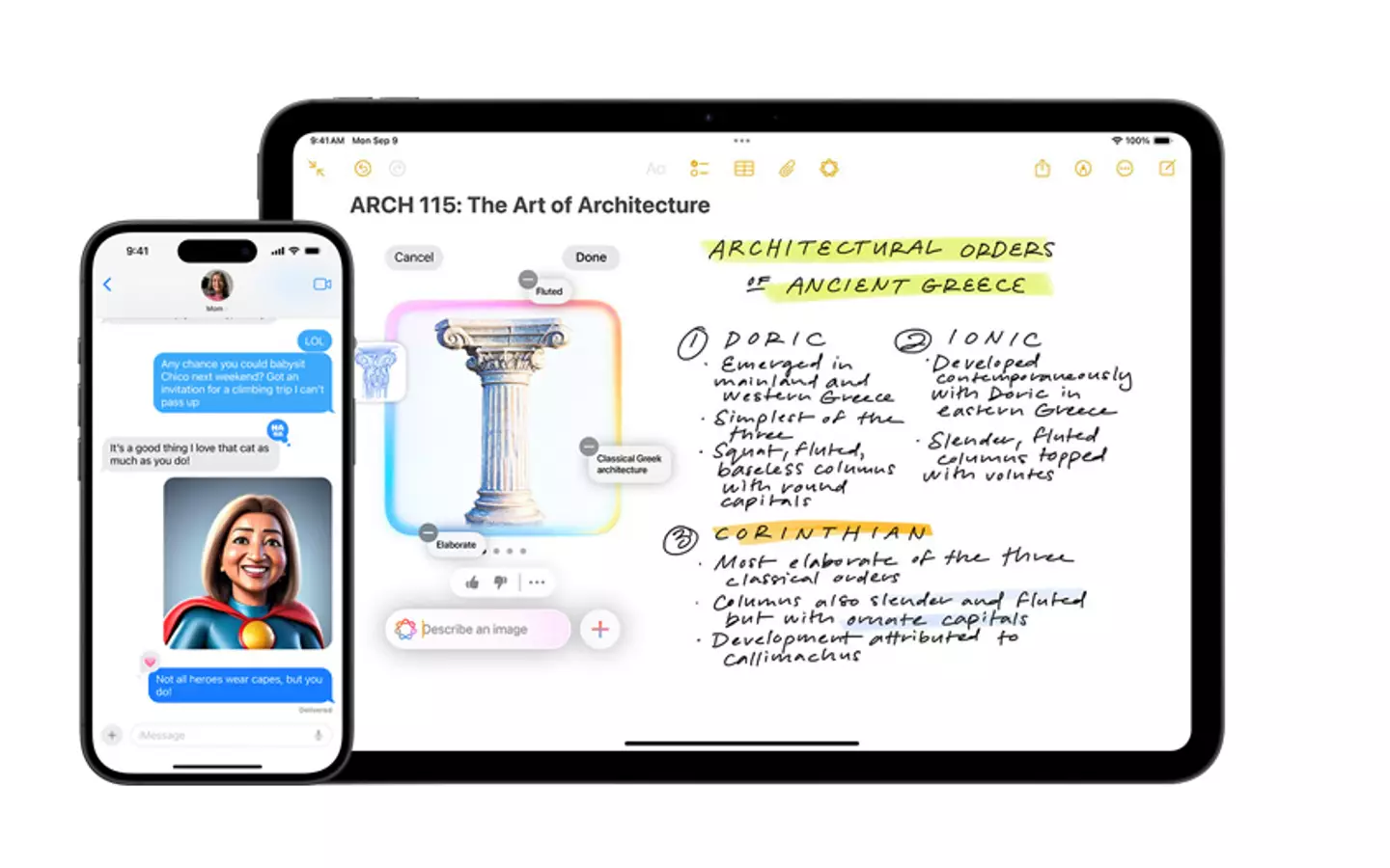 iPad and MacBook can use Apple Intelligence if the device is fitted with an Apple silicon chip (Apple)