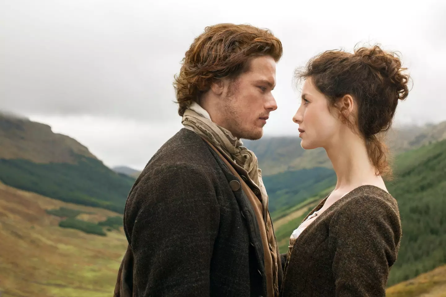 The drama focuses on Claire Randall and Jamie Fraser.