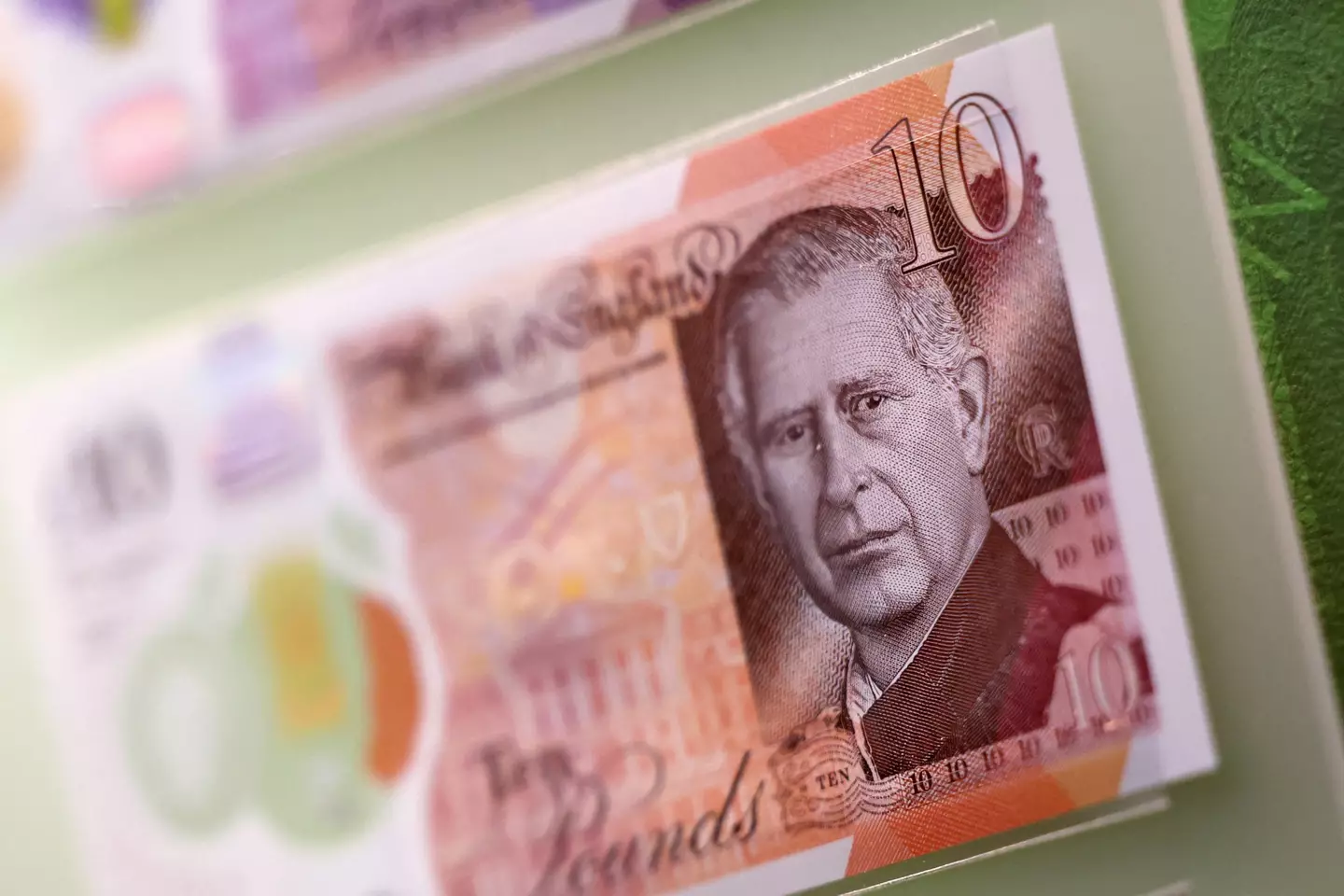 Cash featuring King Charles will be issued from 5 June (DANIEL LEAL/AFP via Getty Images)