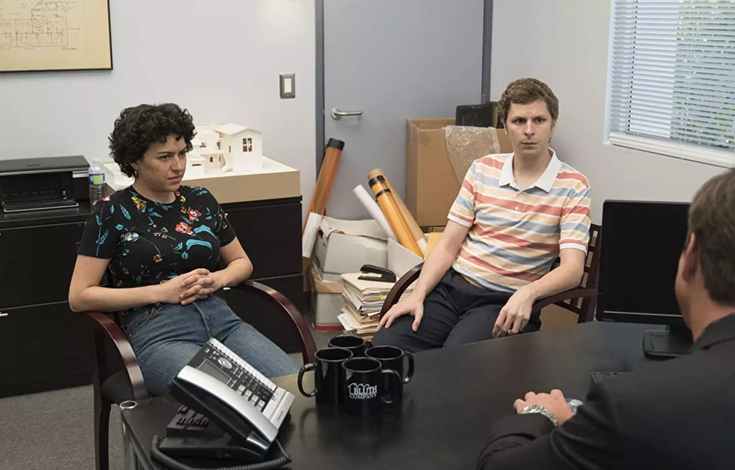 Michael Cera and Alia Shawkat in Arrested Development (2003).