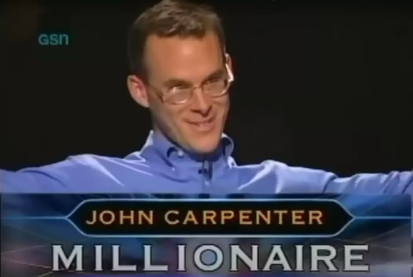 John Carpenter appeared on the US version of Who Wants To Be A Millionaire in 1999. (YouTube/Who Wants to be a Millionaire)