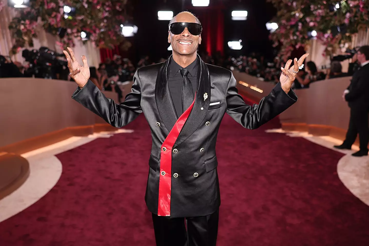 The rapper had a segment of his speech cut out (Christopher Polk/2026GG/Penske Media via Getty Images)