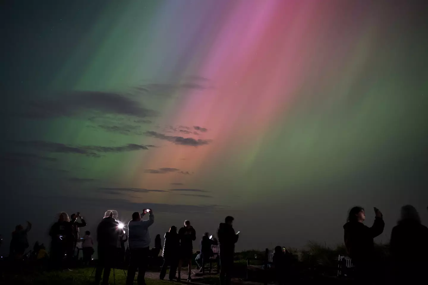 The Northern Lights might make another appearance in the UK this weekend (Ian Forsyth/Getty Images)