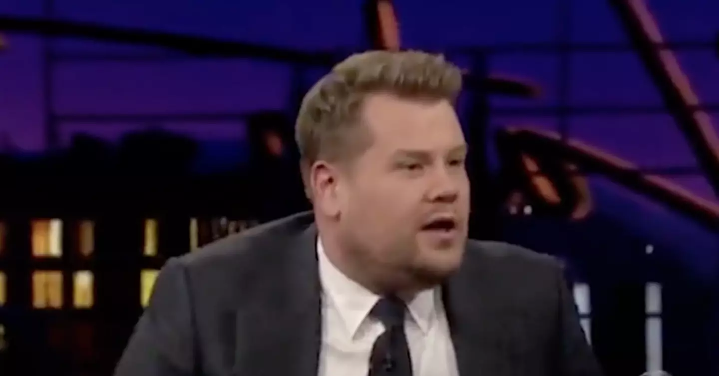 James Corden told the same joke seven years later.