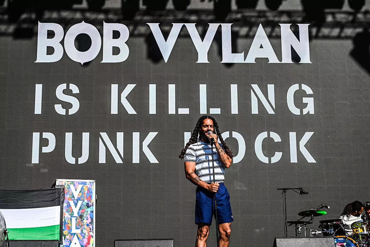 Bob Vylan have come under fire for more controversial comments (Hugh R Hastings/Getty Images)