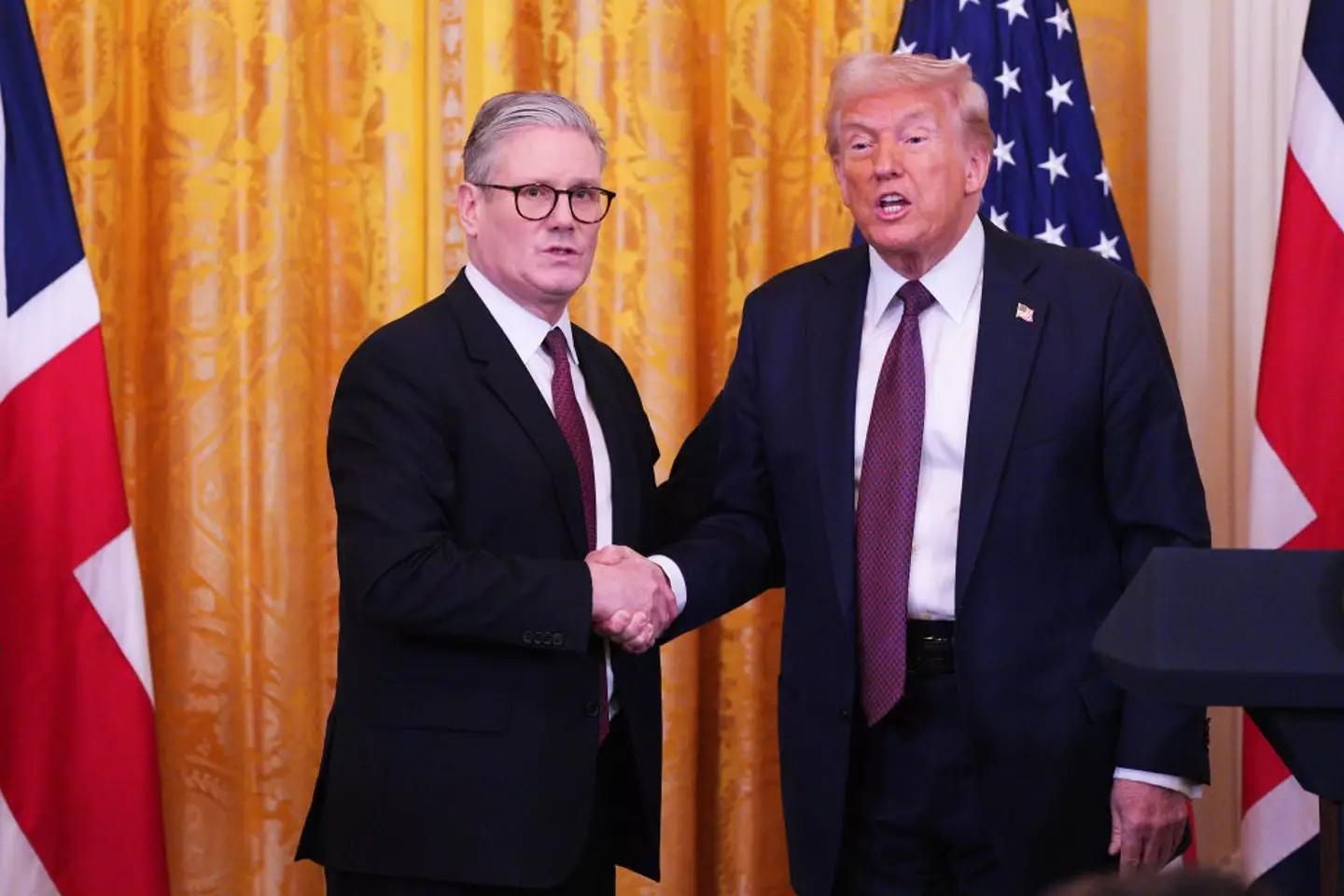 Starmer and Trump met before Zelenskyy had his controversial meeting at the White House (Carl Court - Pool/Getty Images)