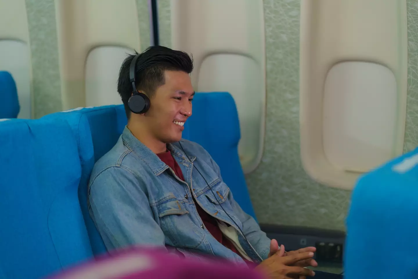 In-flight movies are all fun and games until a sex scene suddenly appears.