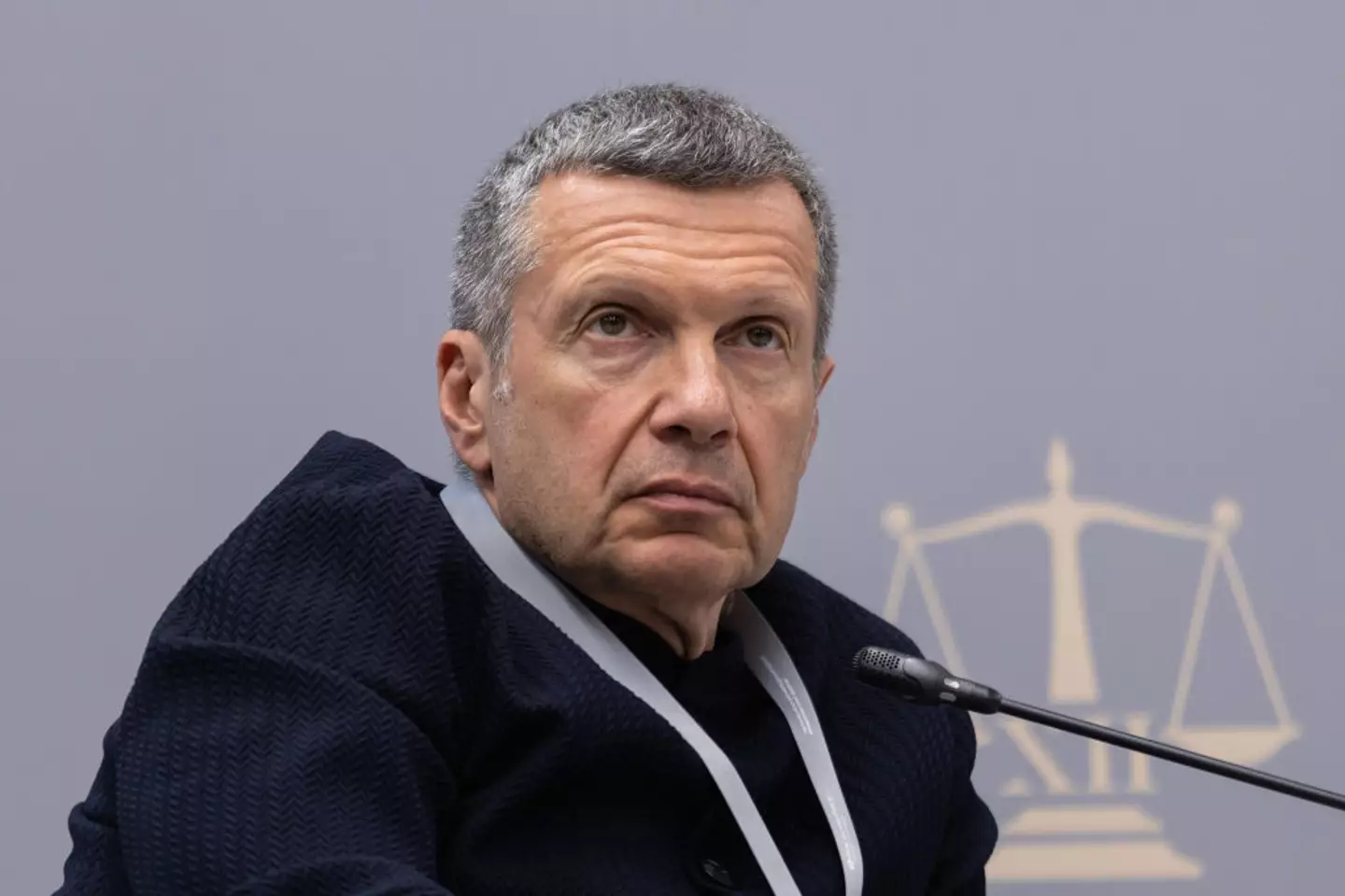 Solovyov has never been shy in threatening the UK (Artem Priakhin/SOPA Images/LightRocket via Getty Images)