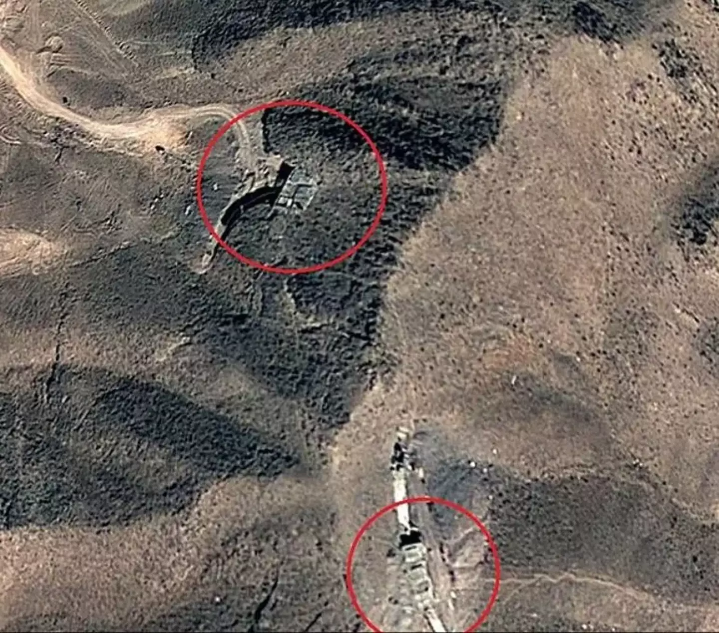 Iran called the attacks 'outrageous' (Maxar)