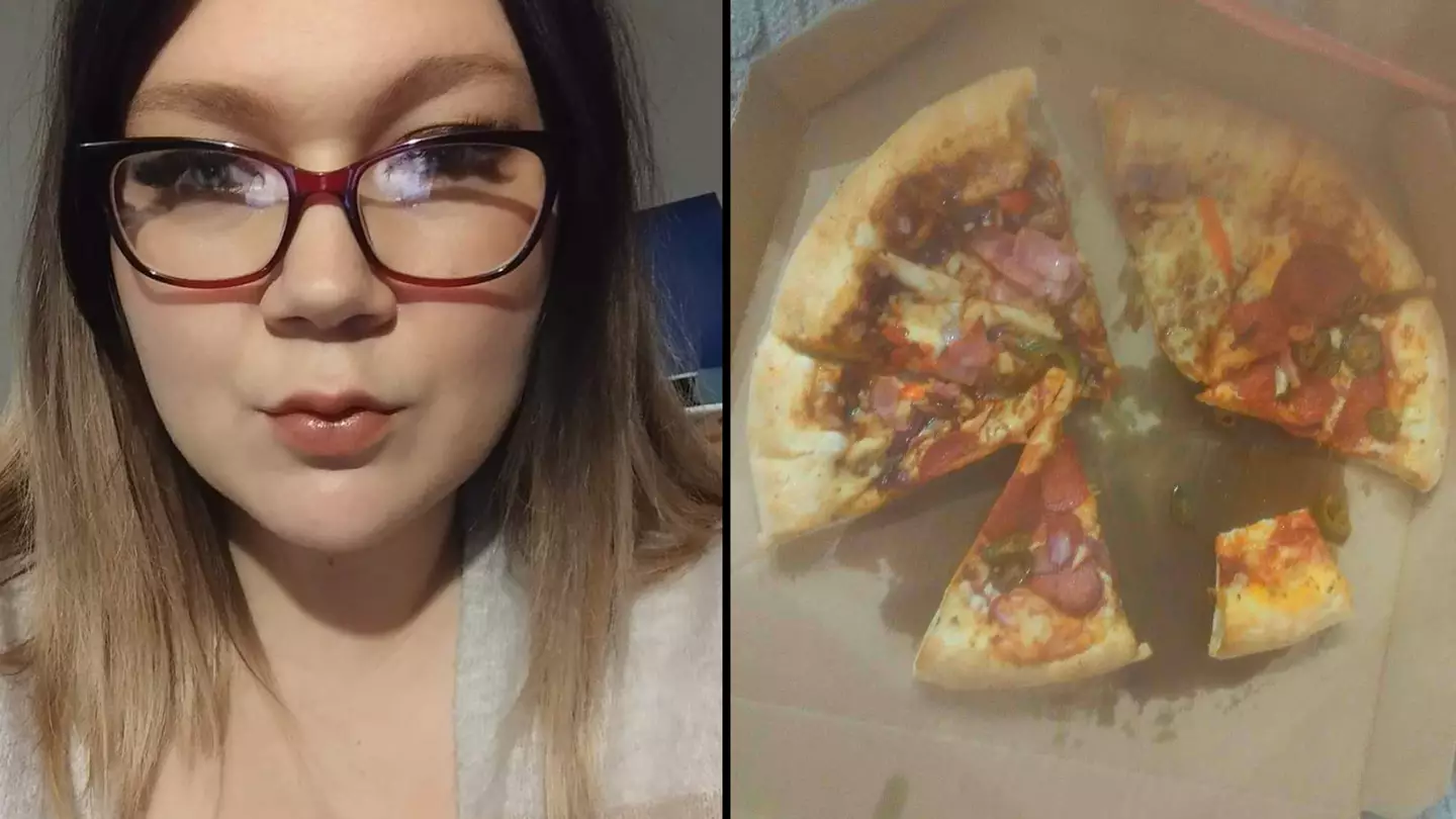 Mum fuming after hunting down Domino's pizza delivery driver to find order 'half eaten'