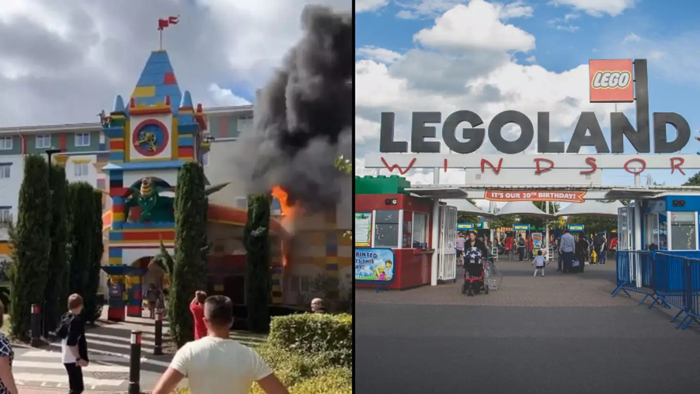 Guests Evacuated As Massive Fire Breaks Out At Legoland Windsor