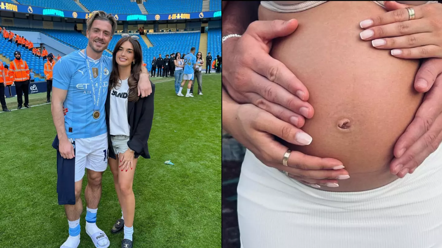 Jack Grealish and girlfriend Sasha Attwood announce they are expecting their first child in heartwarming post