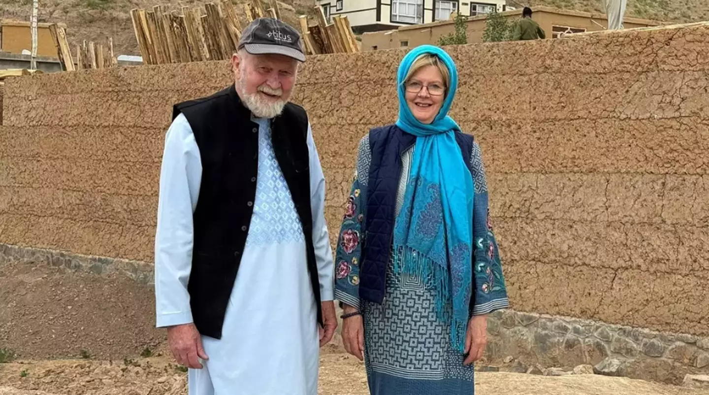 Peter and Barbie Reynolds are being held in an Afghan prison (Handout)