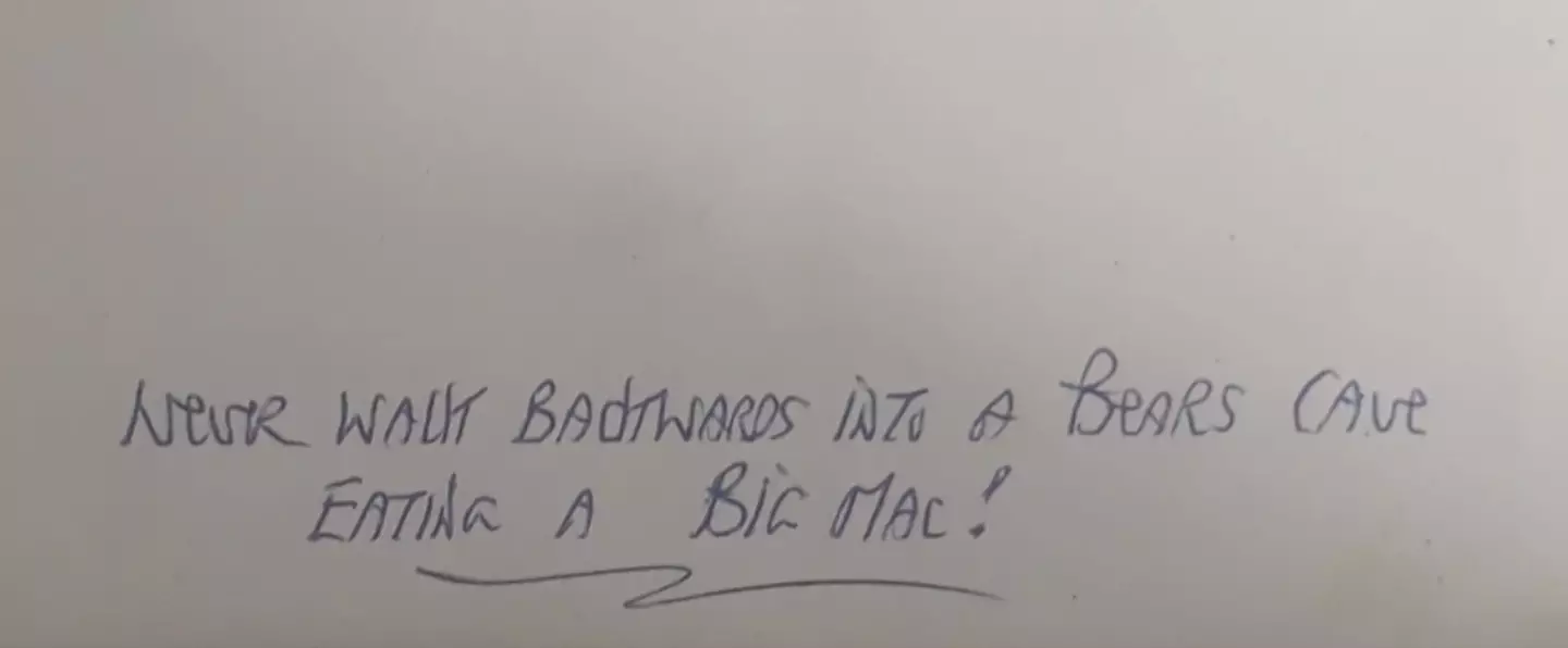 Bronson's letter was addressed to a fan of the criminal's.