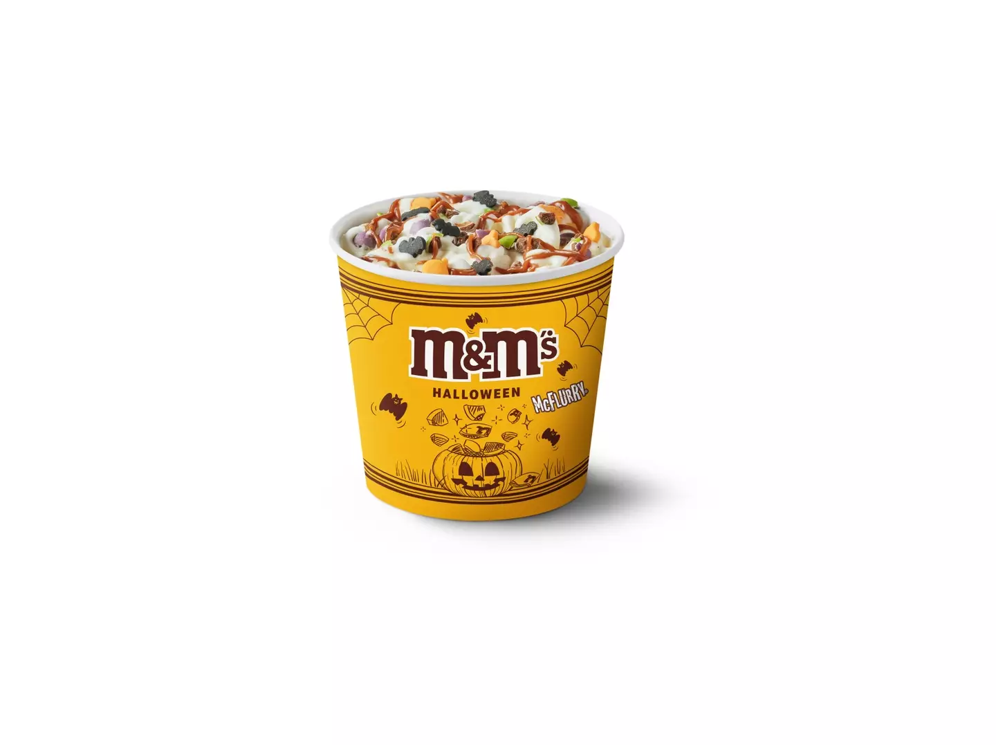 M&M's Halloween McFlurry.