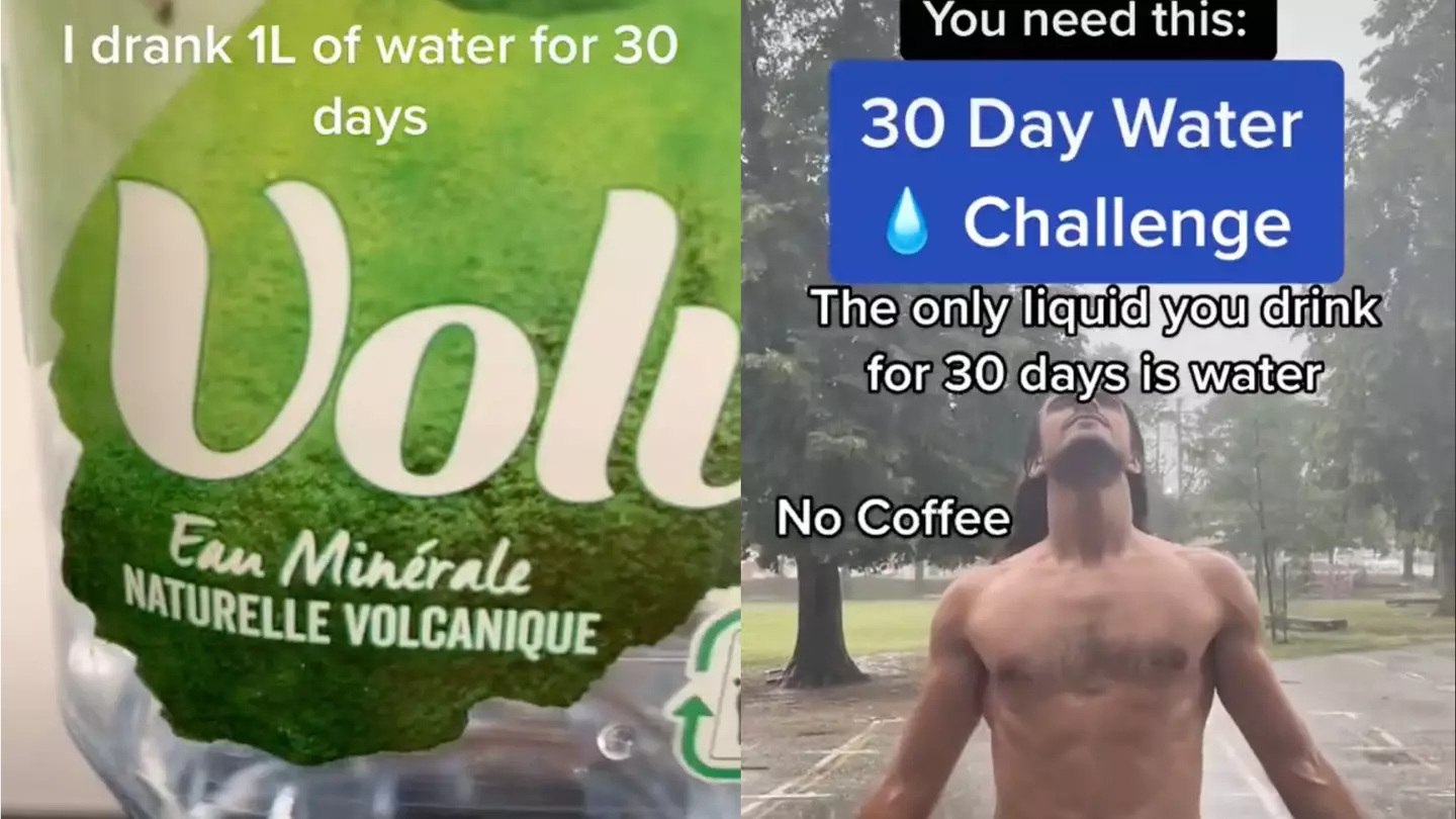 What is the 30 day water challenge on TikTok?