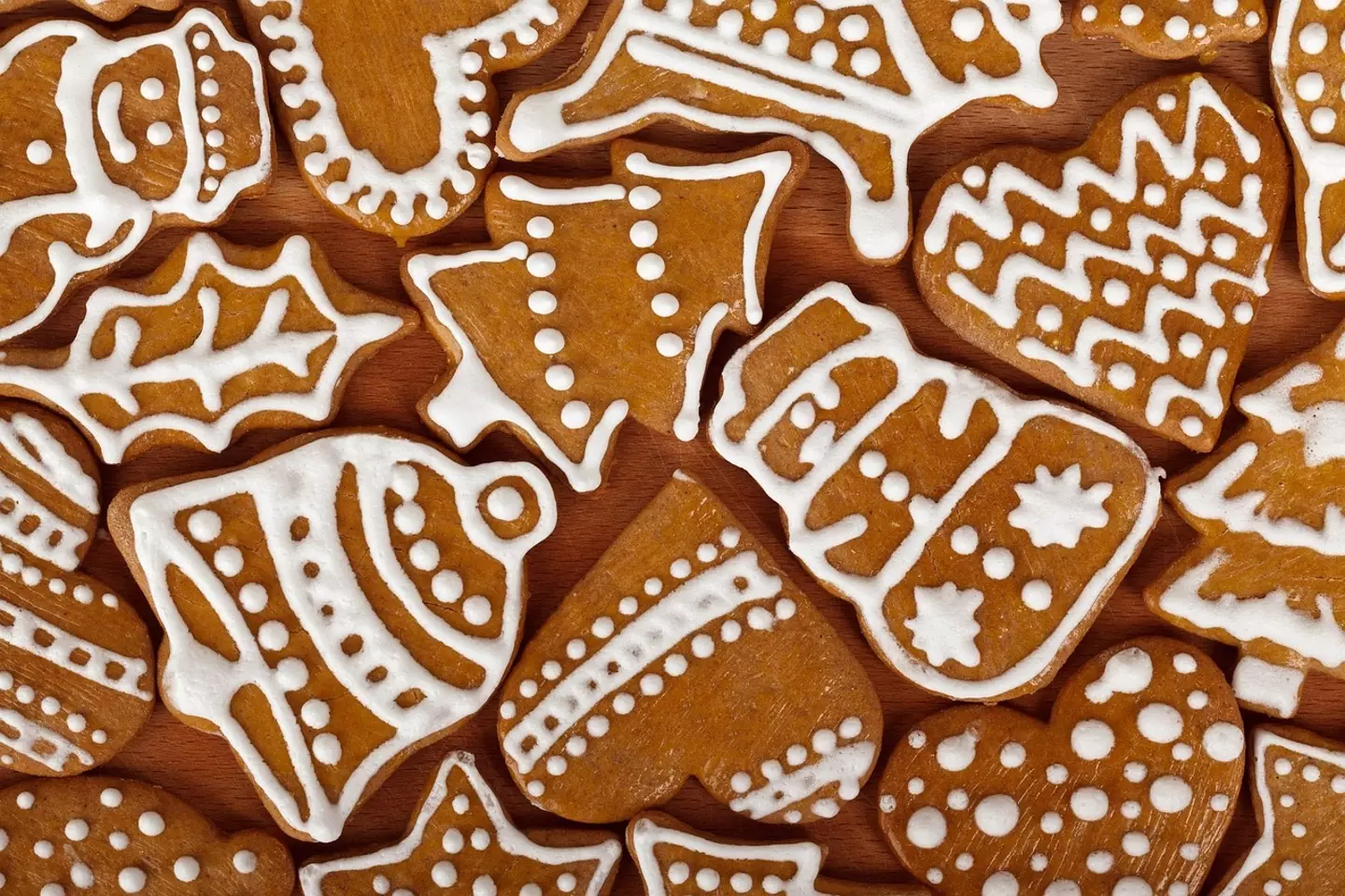 Gingerbread can be made into all sorts of shapes.