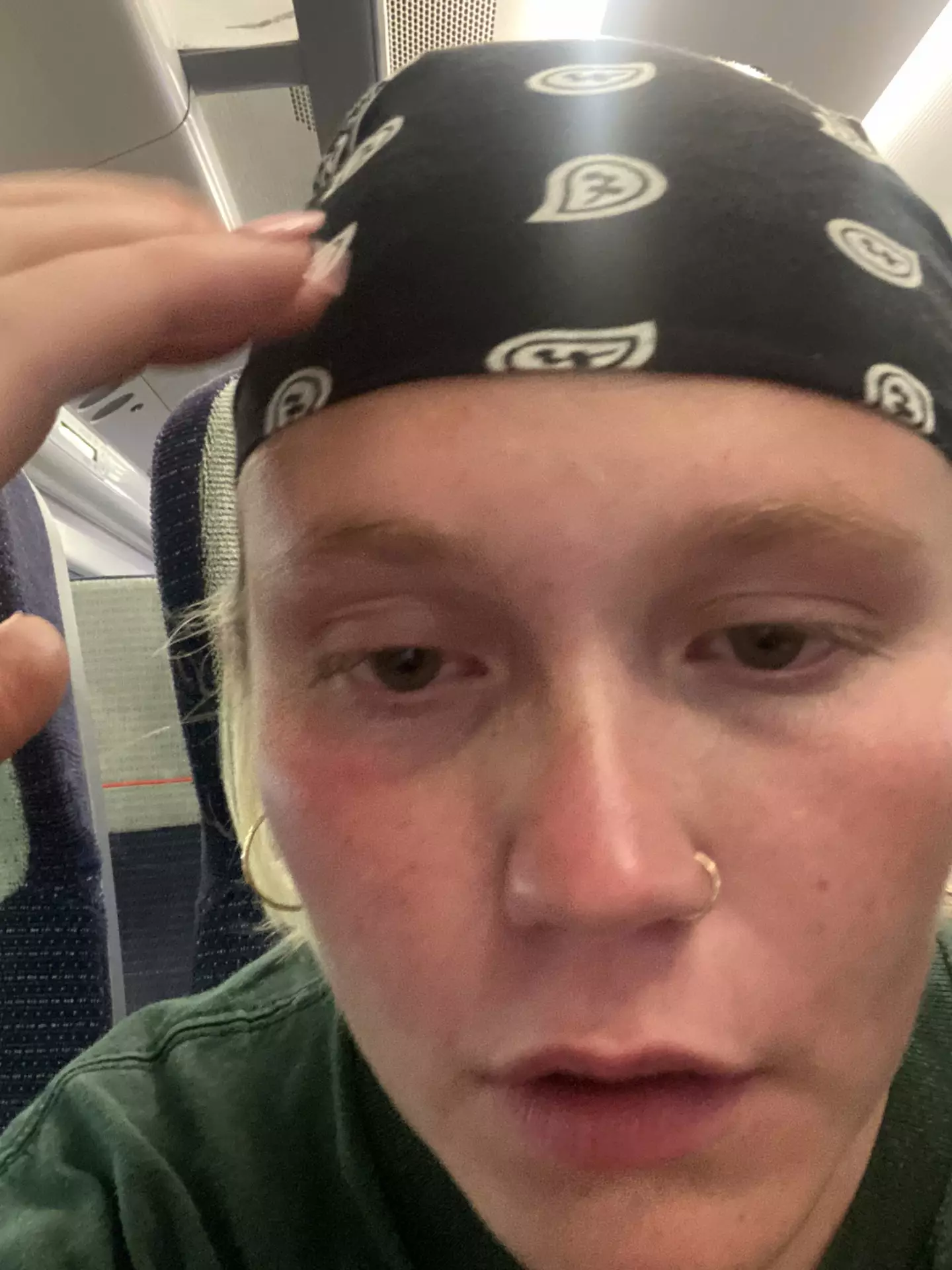 Safe to say Jackson probably wished she hadn't popped her rawdogging cherry. (Supplied)