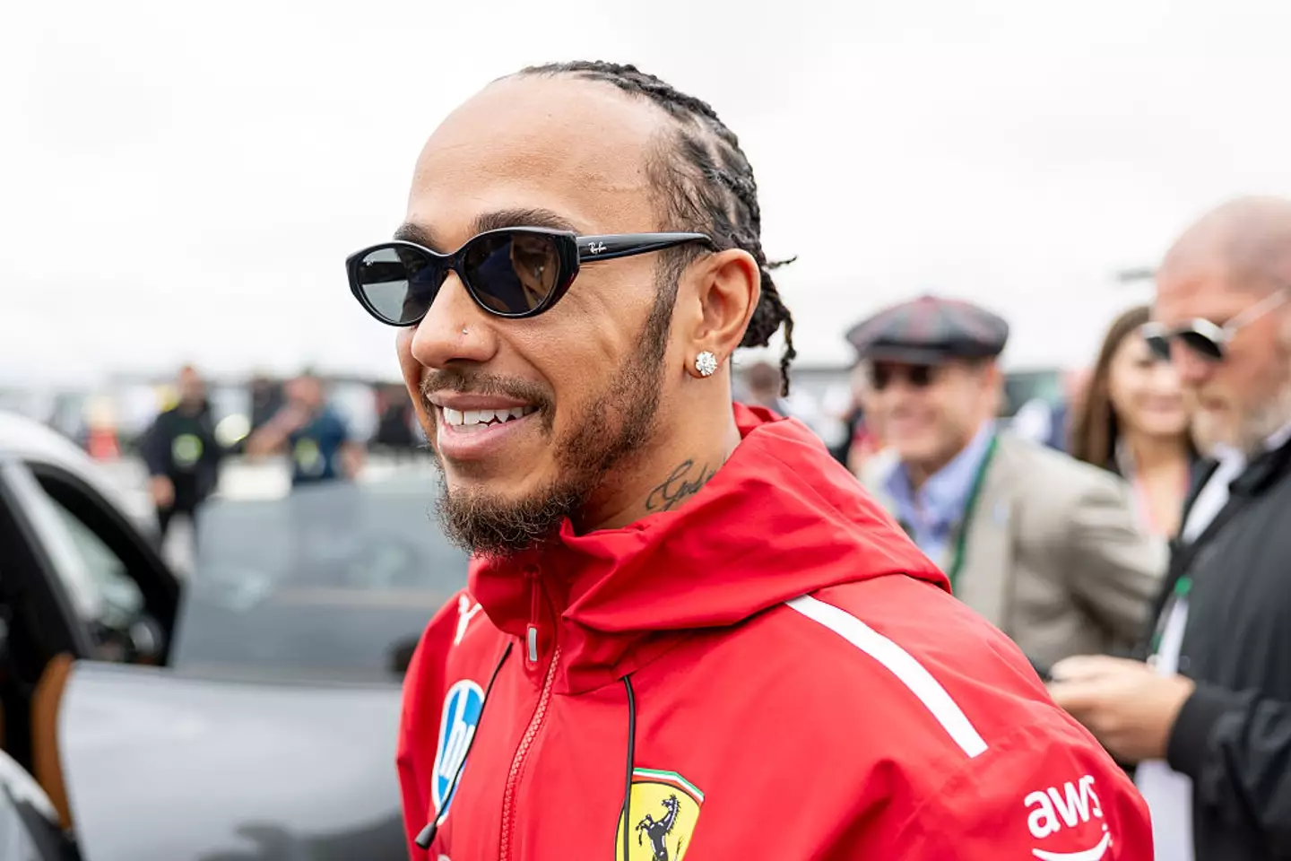 Hamilton is taking down the competition, one shirtless photo at a time (Bob Kupbens/Icon Sportswire via Getty Images)