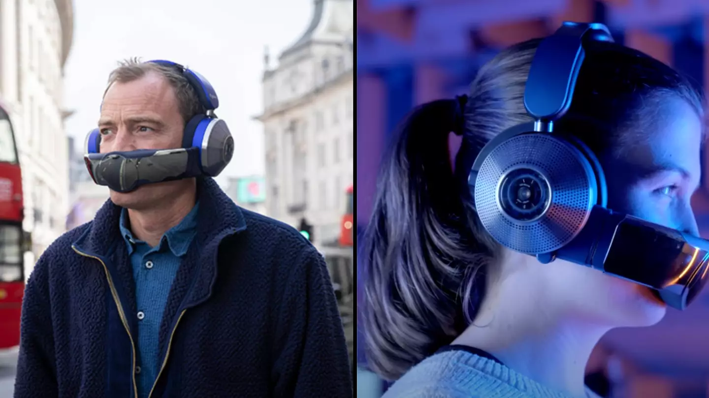 Dyson has finally dropped their air purifying headphones and they cost over $1,000