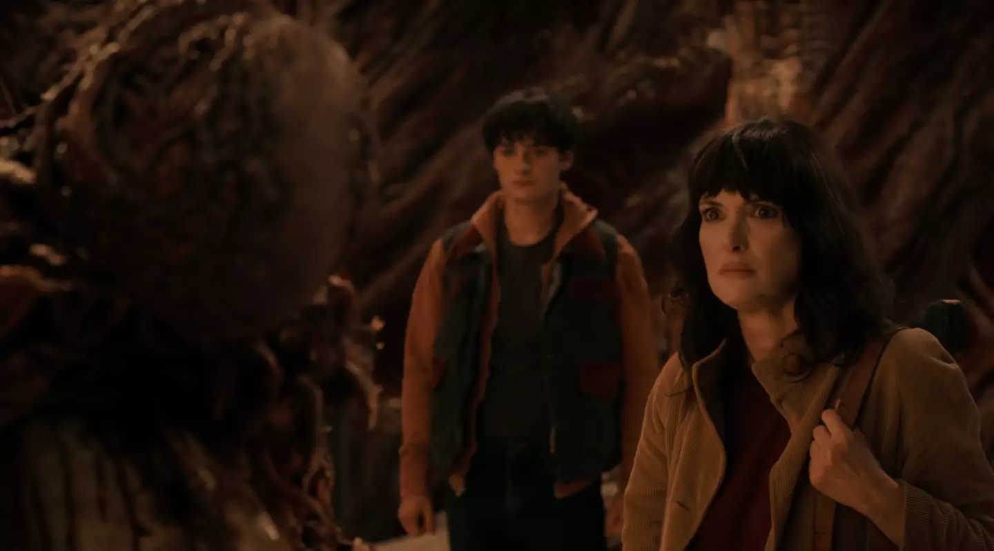 Joyce lops off her classmates head and seemingly never knows that's who he is (Netflix)