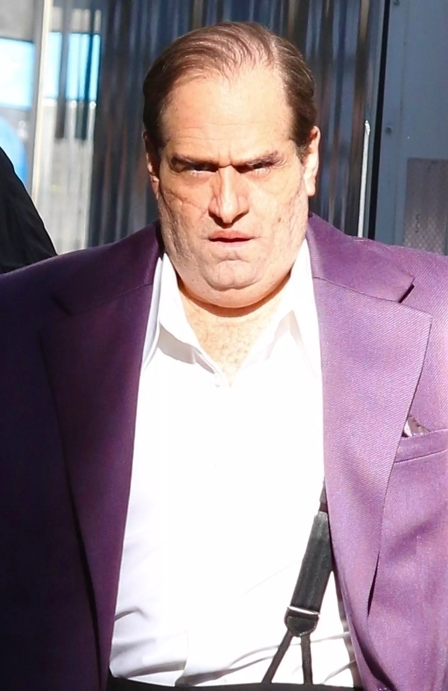 Colin Farrell looks completely unrecognisable as he is set to reprise his role as The Penguin for a new Batman spin-off.