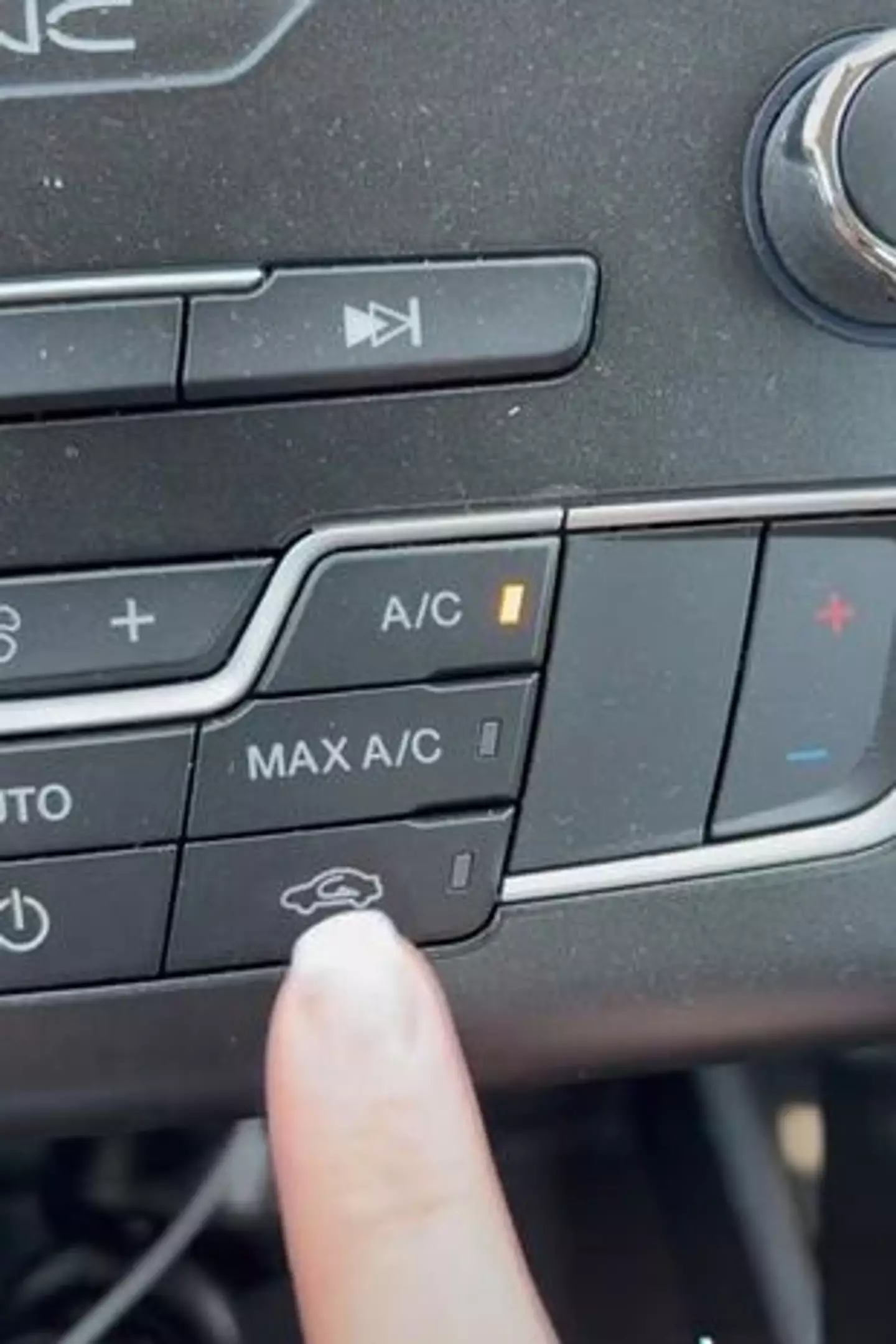 TikToker @megansbubble has gone viral for stunning motorists with her video: "Car tips and tricks. I bet you didn't know what this car button is actually used for."