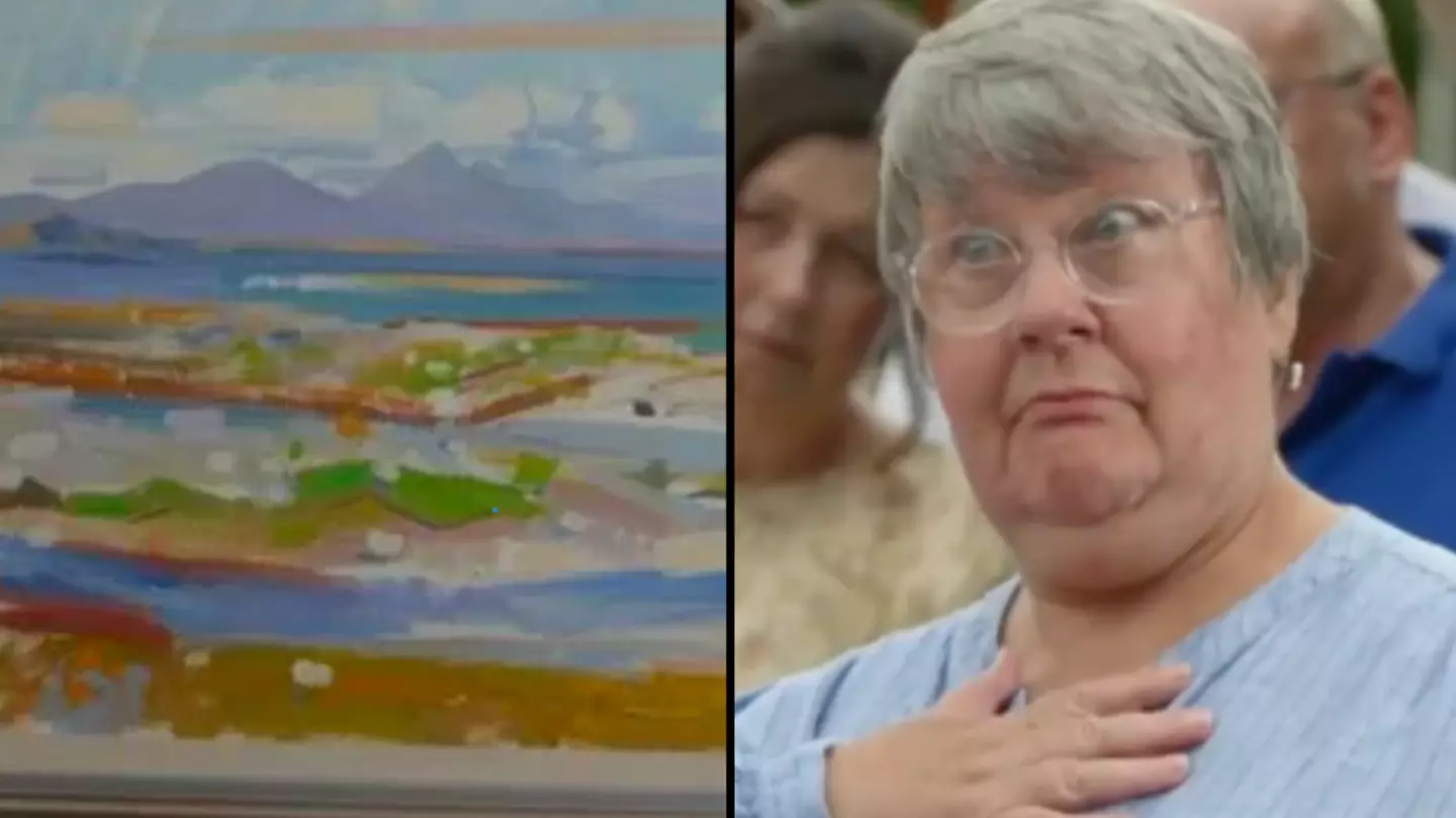 Antiques Roadshow guest stunned after taking £25 charity shop painting on show