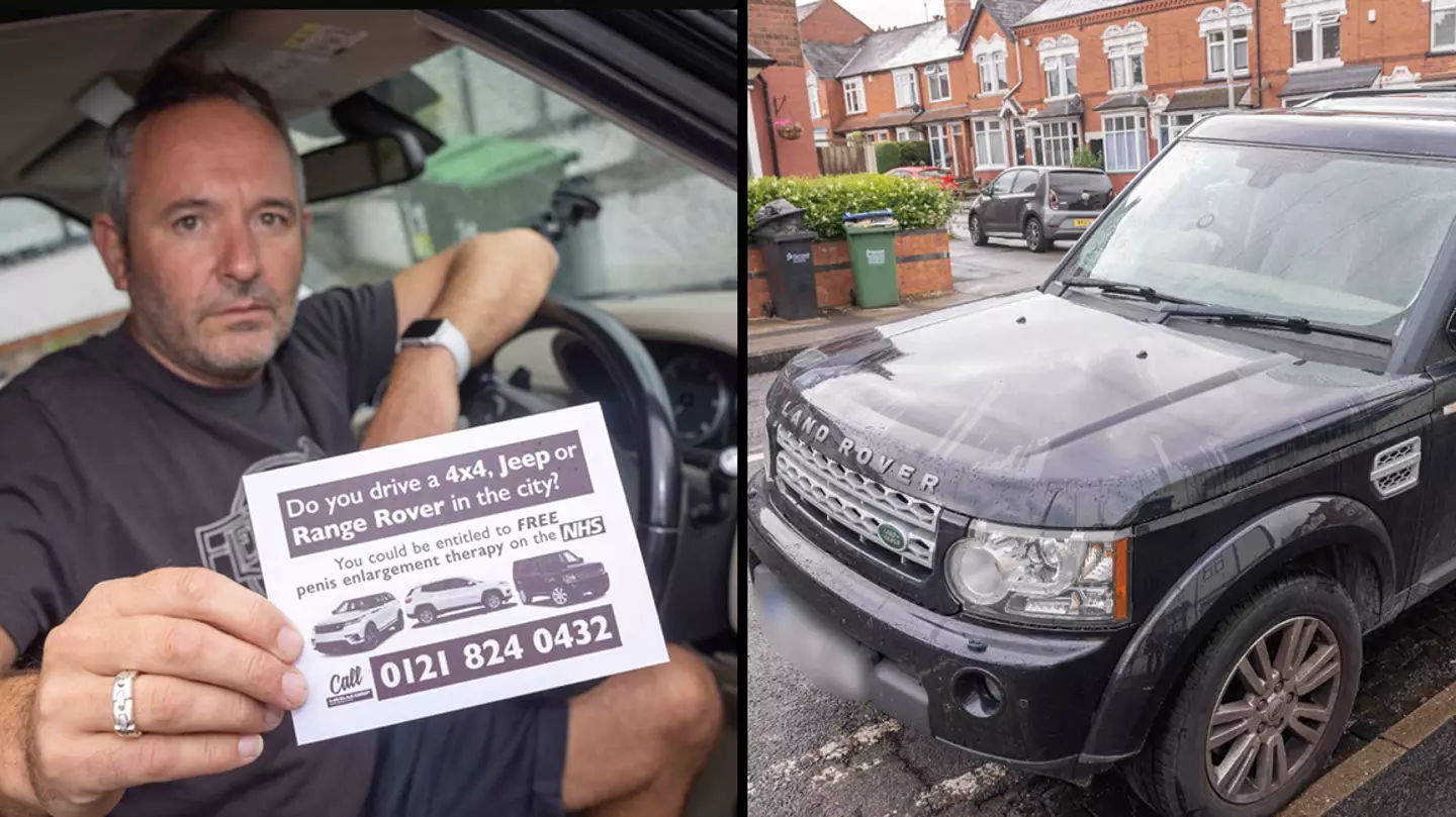 Land Rover driver astonished as he finds rude notes left on his car windscreen
