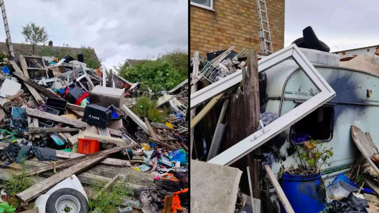 Residents fear someone could be ‘killed’ as ‘hazardous’ eye sore dump is left outside homes