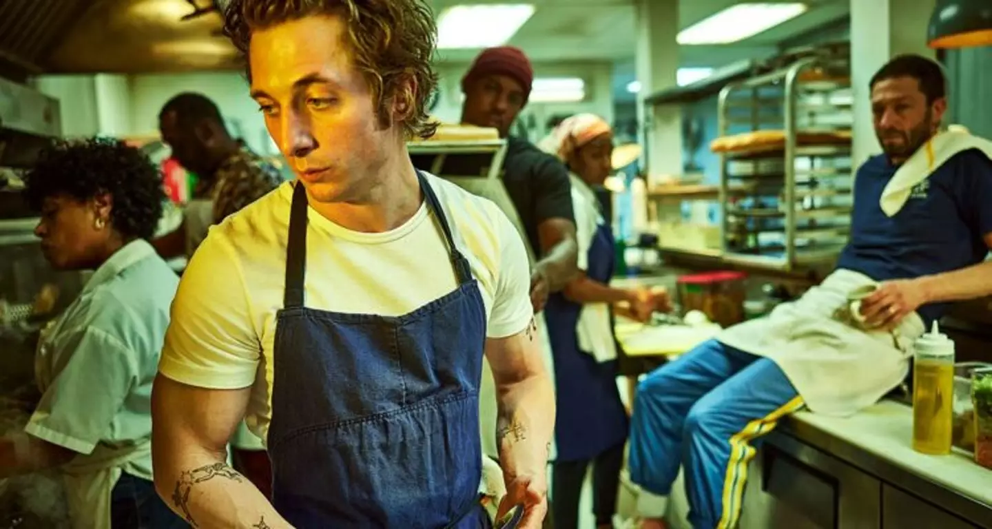 Jeremy Allen White in The Bear.