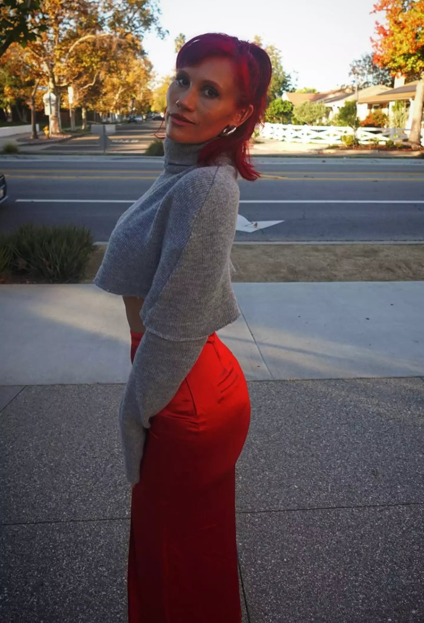 Fire also confirmed the act was a stunt (Instagram/@itskellfire)