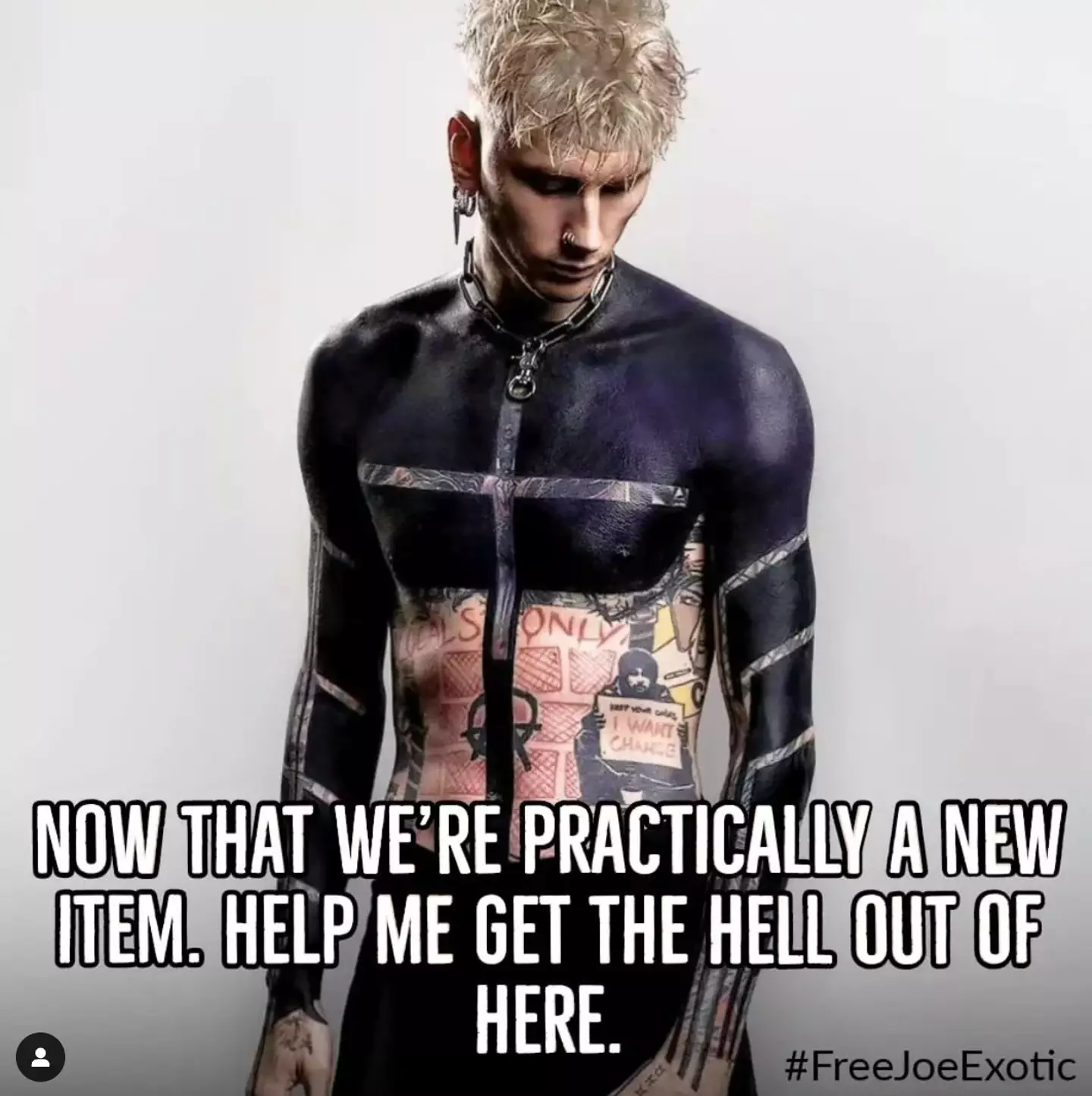 This image was then posted on the Joe Exotic Instagram account.