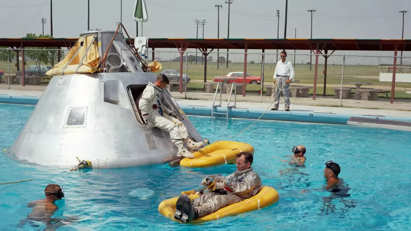 Heartbreaking story behind photo of Apollo 1 astronauts having 'pool party' in their space suits