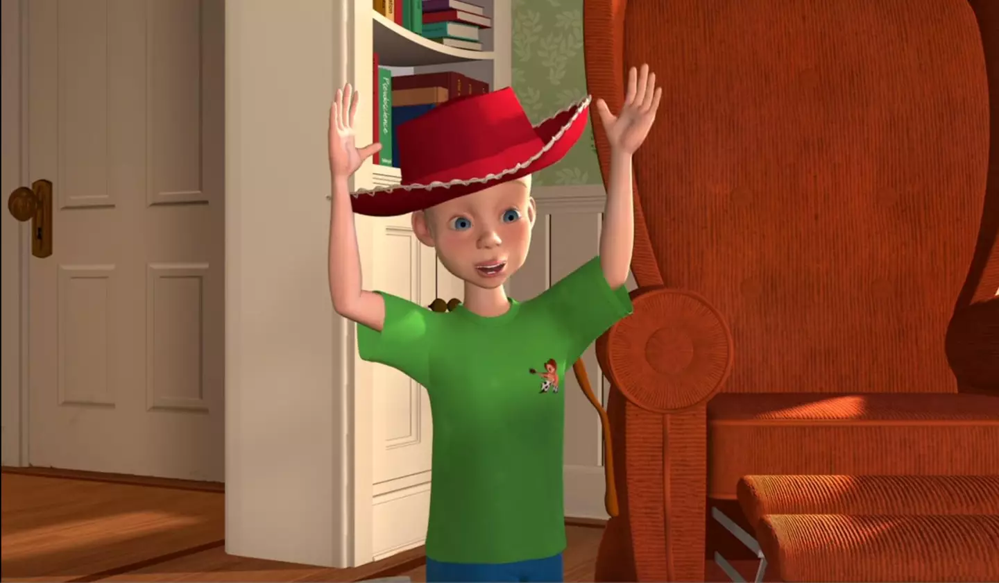 The first and second Toy Story featured Andy.