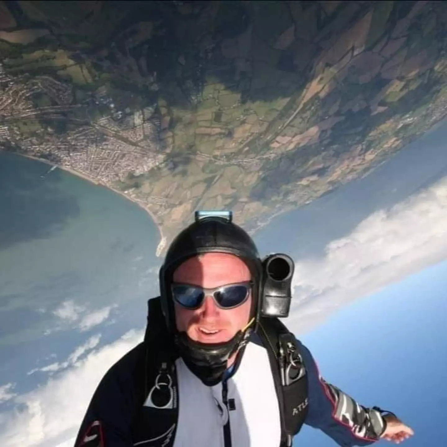 Videographer Sam Cornwell died during a parachute jump in County Durham on 28 April (Facebook/Sam Cornwell)
