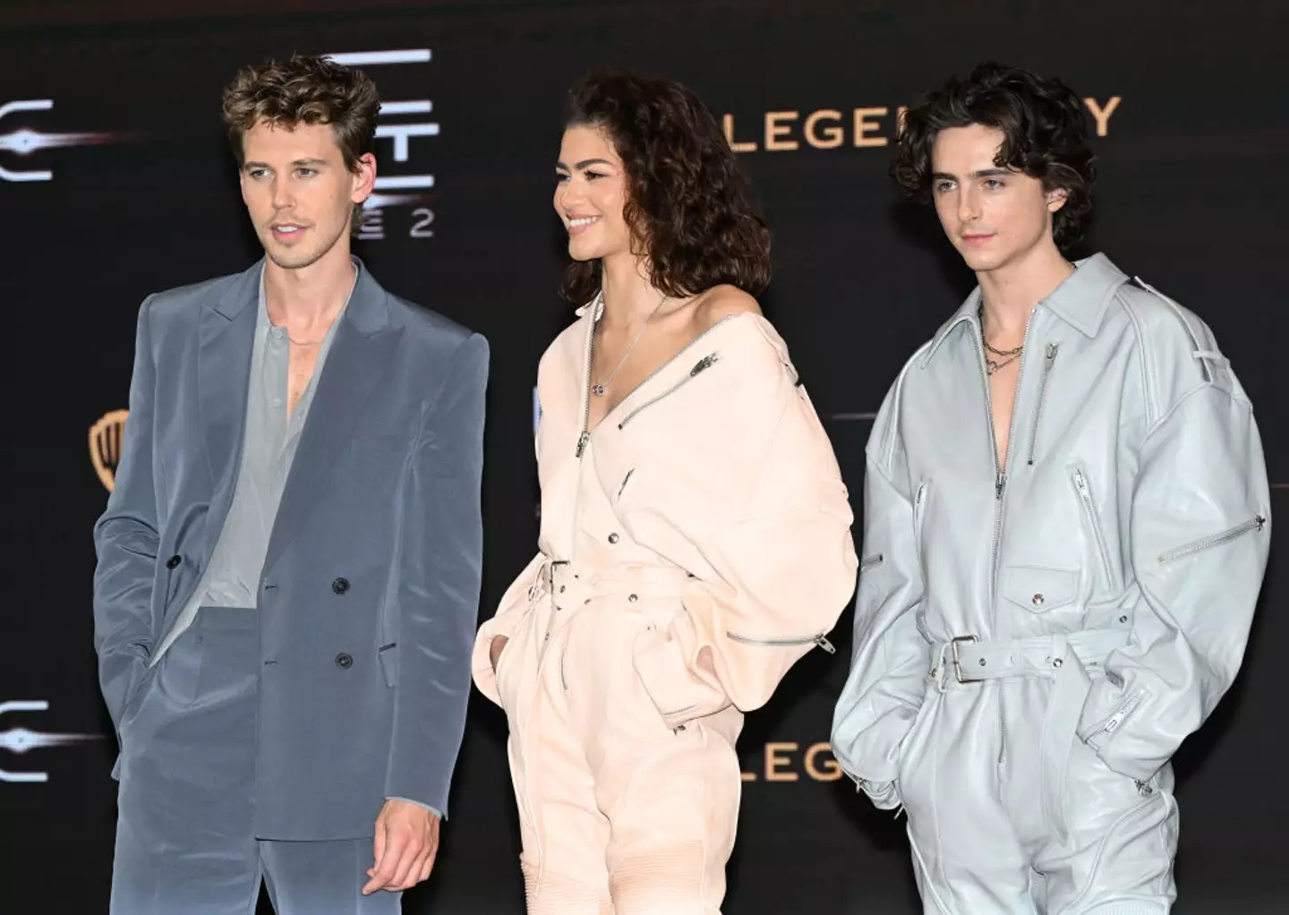 Austin Butler, Zendaya and Timothée Chalamet.