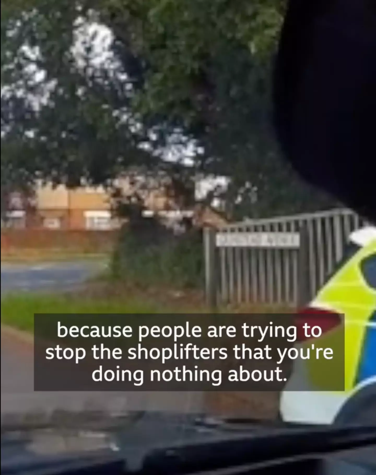 A member of the public told the PCSO to get involved, but he refused.
